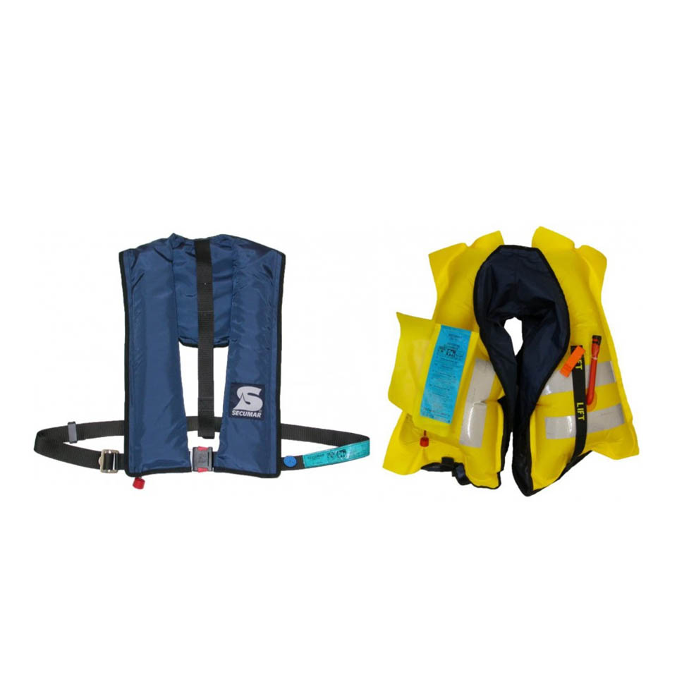20110012 Secumar DV 150N Life Jacket Its compact and ergonomic design makes it a very light jacket offering a great freedom of movement. The protective stole and the buoyancy chamber are independent and can be changed independently if worn.