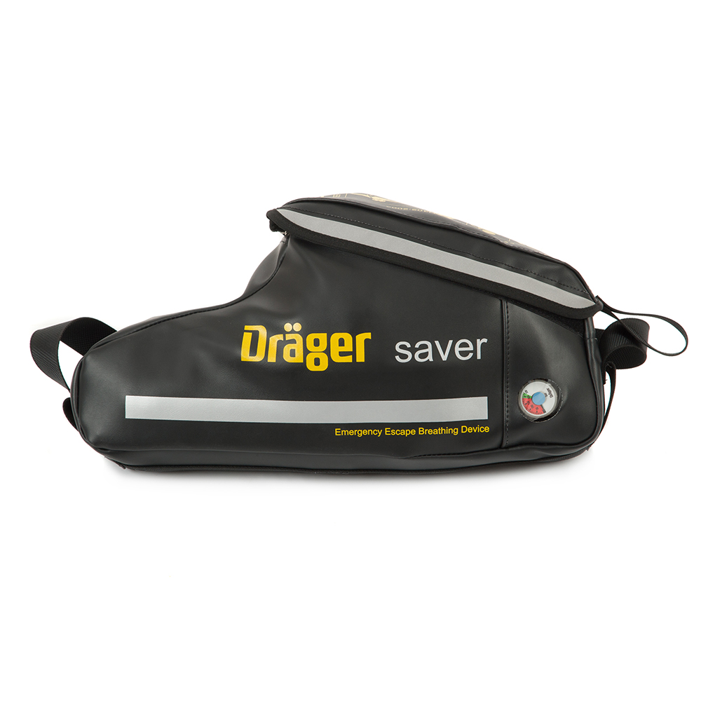 3359749 Dräger Saver PP15 The Dräger Saver range of Emergency Escape Breathing Apparatus has been designed using the latest technologies available whilst still bearing in mind our three leading principles; reliability, quality and ease of use. The Dräger Saver PP provides breathing air for 10 or 15 minutes, according to cylinder size.
