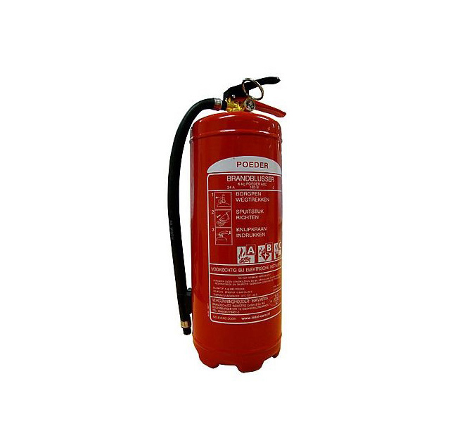 SG00105 Dräger Powder Extinguisher 12 kgs ABC (stored pressure) The Dräger powder extinguisher is an all-purpose fire extinguisher and is especially suited for flammable liquids and fires involving flammable gases such as methane, propane, hydrogen, natural gas and many others. Dry powder fire extinguishers are recommended for mixed fire environments because they cover type A, B and C fires.