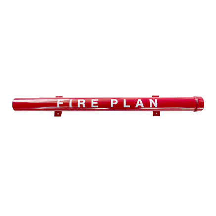 SG04911 Fire Plan Holder - Stainless Steel This stainless steel 304 holder with weatherproof screw end cap comes complete with fixings and has been specifically designed to comply with the requirements of the SOLAS regulations. It hold fire plans up to size A1 to be accommodated without the need to fold the plan.