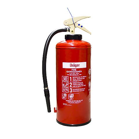 Dräger Schuim Brandblustoestel 9 liter AB (inslag)