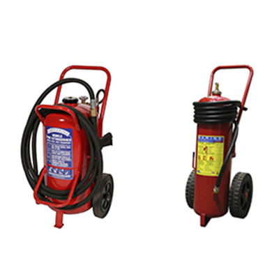 Fire extinguishers movable