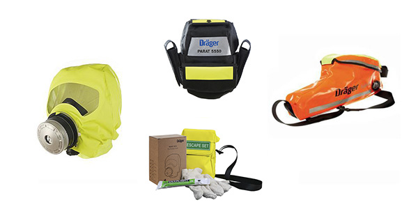 Dräger emergency escape breathing devices